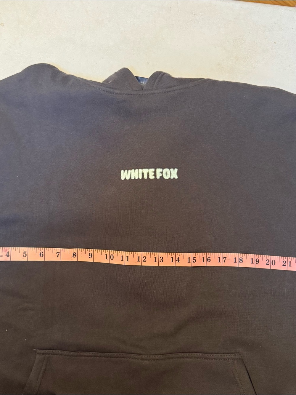 White Fox Boutique 11th Street New York or Nowhere Oversized Hoodie M/L - Picture 7 of 8